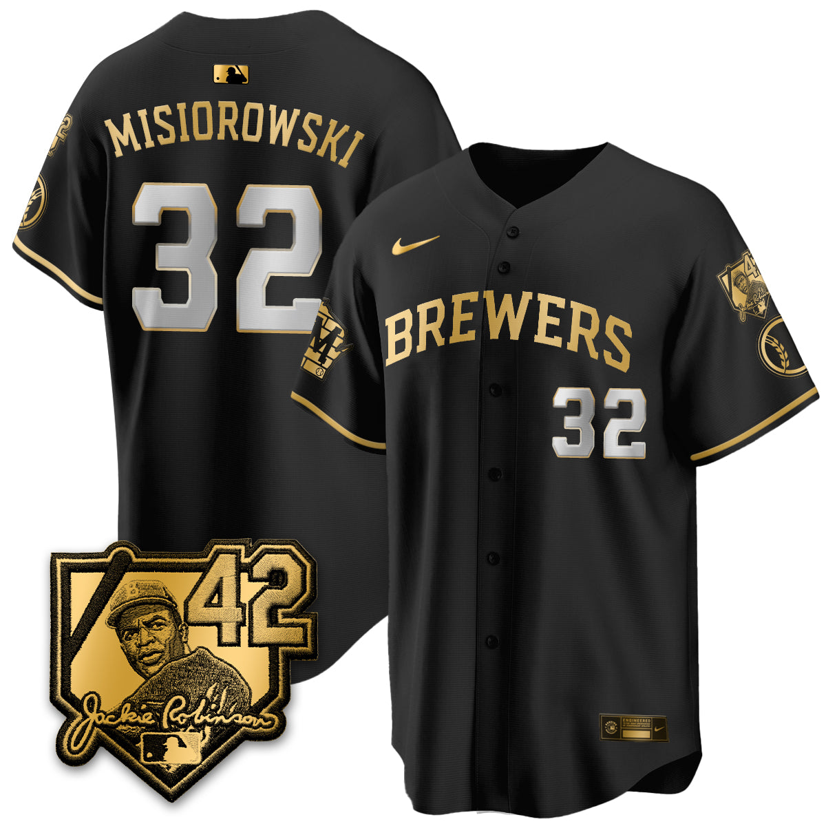 MIL 2026 Jackie Robinson Patch Vapor Limited Jersey - All Stitched