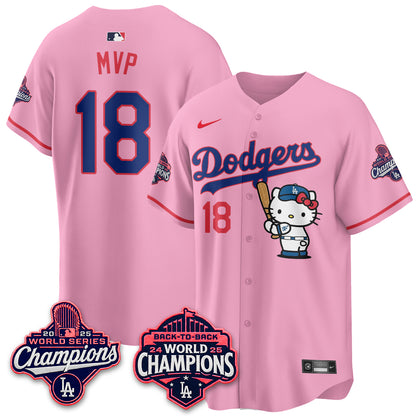 LAD x Hello Kitty Night 2026 Vapor Pink Jersey - All Stitched