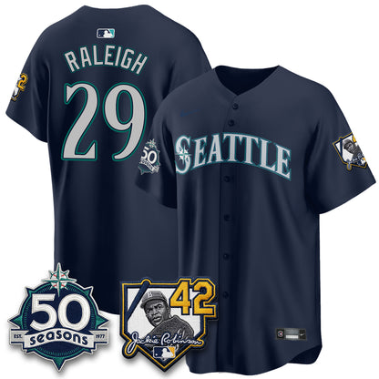 SEA 2026 Jackie Robinson New Era Vapor Limited Jersey - All Stitched
