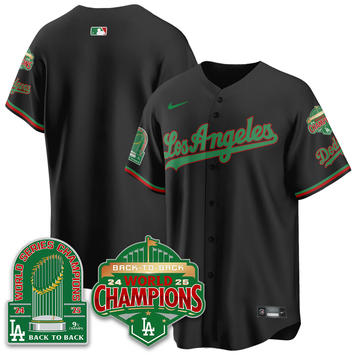 LAD Mexico Vapor Limited Jersey - 9x & B2B Champs - All Stitched