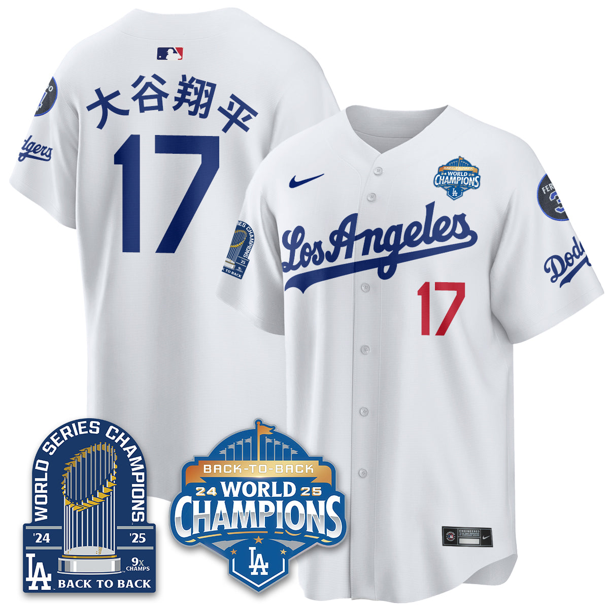 LAD Alternate Gold Vapor Limited Jersey - 9x Champs - All Stitched