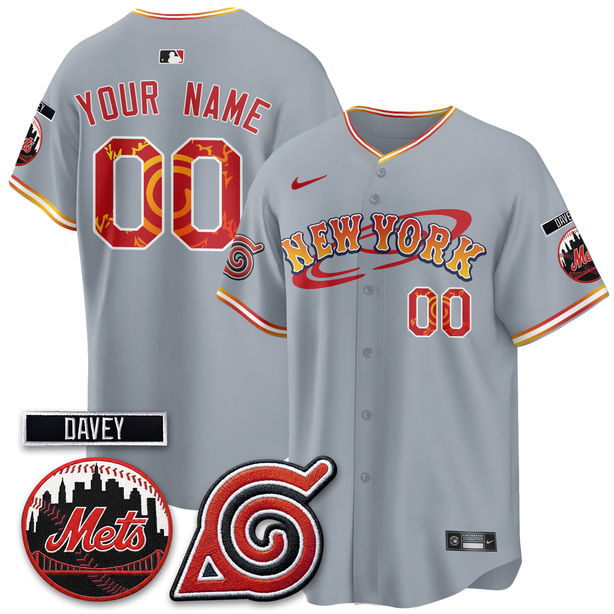 NYM x Naruto Nights 2026 Vapor Limited Custom Jersey - All Stitched V3