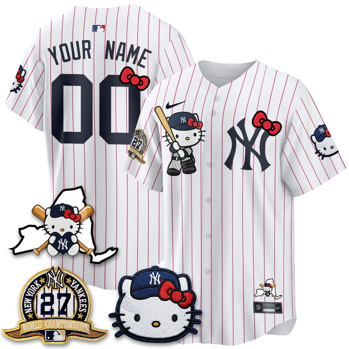 NYY Meow KT 2026 Vapor Limited Custom Jersey - All Stitched
