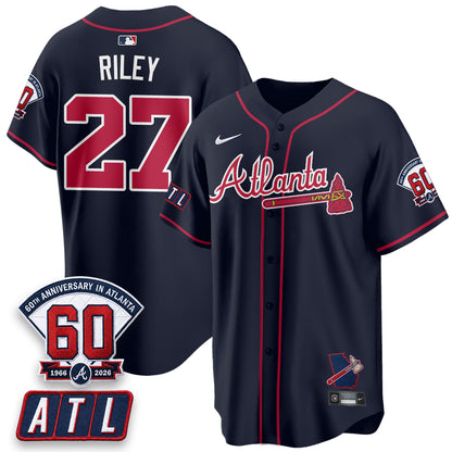 ATL 2026 60th Anniversary Vapor Limited Red Jersey - All Stitched