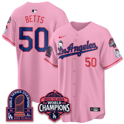 LAD x Hello Kitty Night 2026 Vapor Pink Jersey - All Stitched - V2