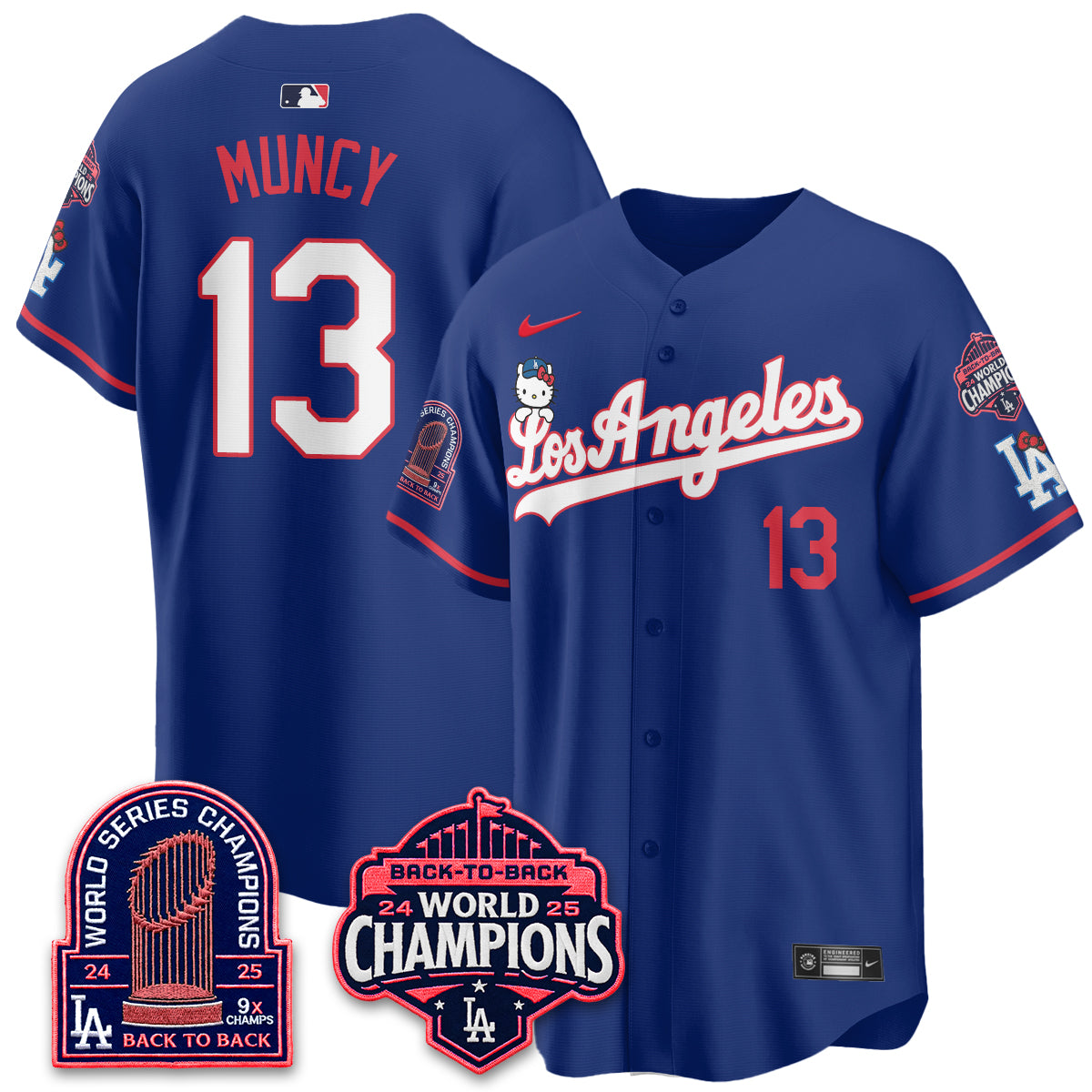 LAD x Hello Kitty Night 2026 Vapor Pink Jersey - All Stitched - V2