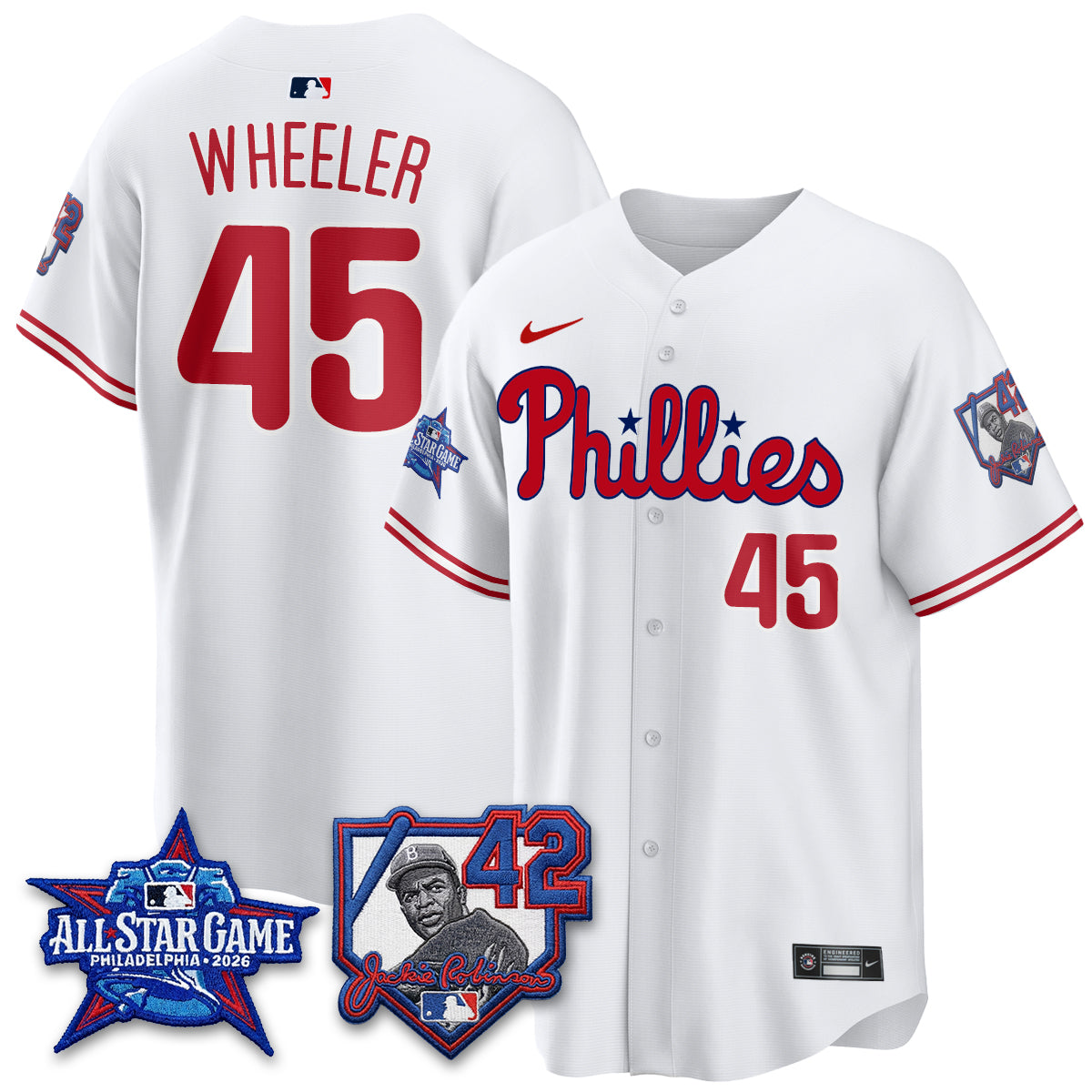 PHI 2026 Jackie Robinson New Era - All Star Game Vapor Limited Jersey - All Stitched