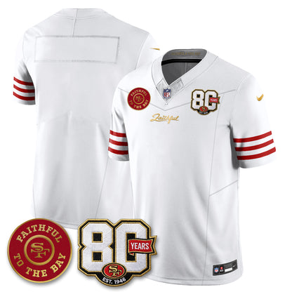 SF “Rivalries” Vapor Limited Jersey - Faithful To The Bay Patch - All Stitched