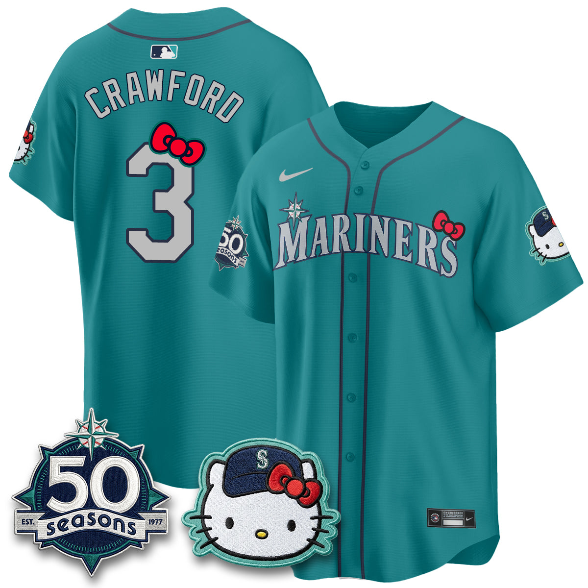 SEA x Meow KT Night Limited Pink Jersey - All Stitched