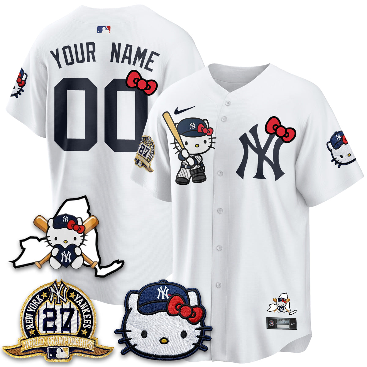 NYY Meow KT 2026 Vapor Limited Custom Jersey - All Stitched