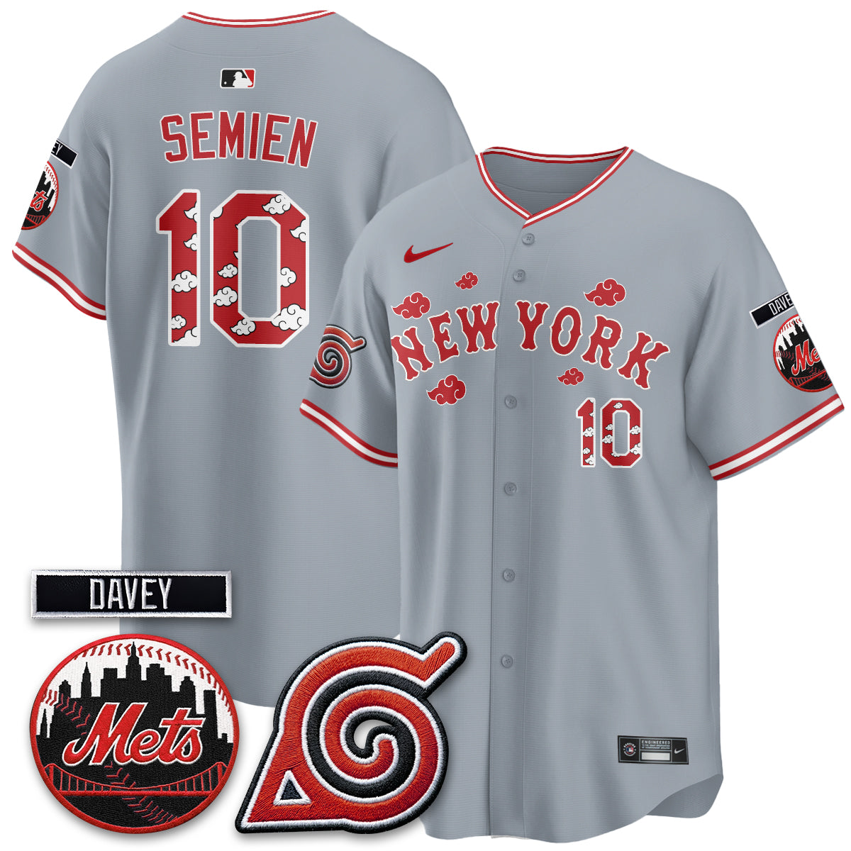 NYM x Naruto Nights 2026 Vapor Limited  Black Jersey - All Stitched
