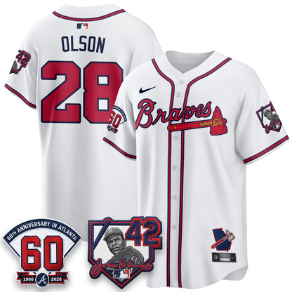ATL 2026 Jackie Robinson Day Vapor Limited Red Jersey - All Stitched