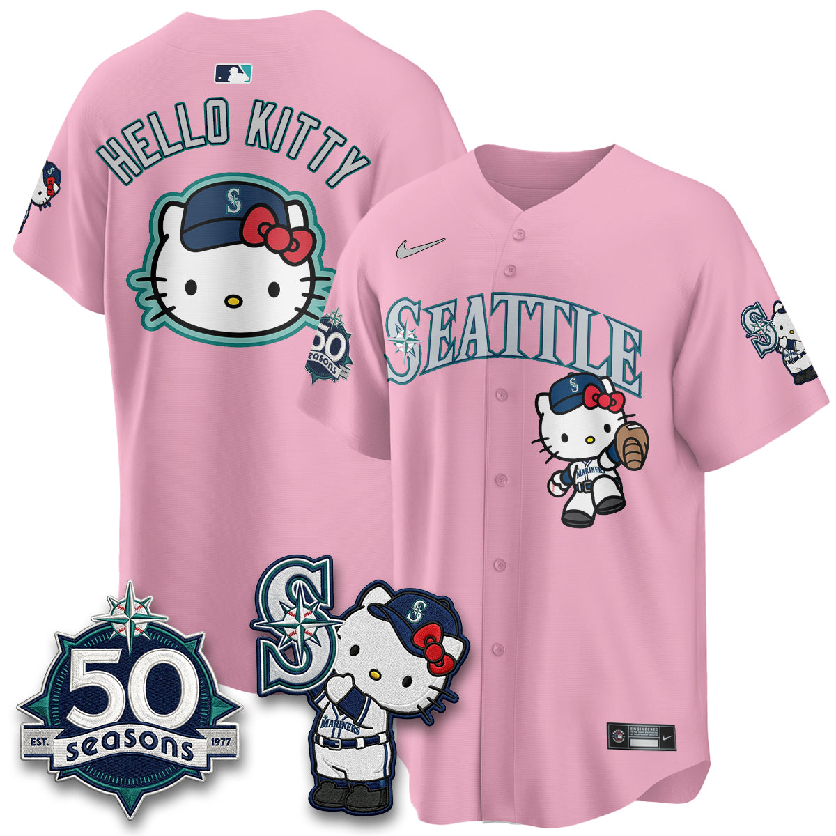 SEA x Meow KT Night Limited Jersey - All Stitched V2