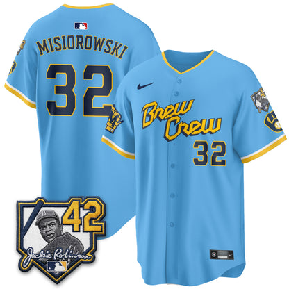 MIL 2026 Jackie Robinson Patch Vapor Limited Jersey - All Stitched