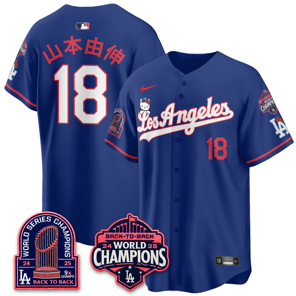 LAD x Hello Kitty Night 2026 Vapor Pink Jersey - All Stitched - V2