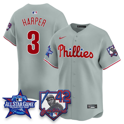 PHI 2026 Jackie Robinson New Era - All Star Game Vapor Limited Jersey - All Stitched
