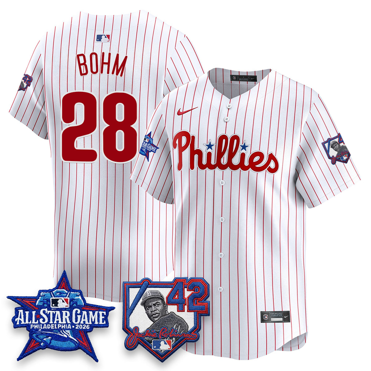 PHI 2026 Jackie Robinson New Era - All Star Game Vapor Limited Jersey - All Stitched