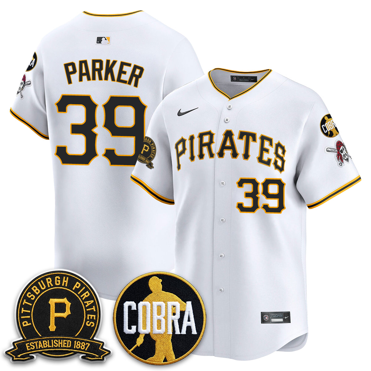 PIT Vapor Limited Jersey - Cobra & Est 1887 Patch - All Stitched