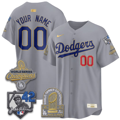 LAD 2026 Jackie Robinson New Era Vapor Custom Limited Jersey - All Stitched