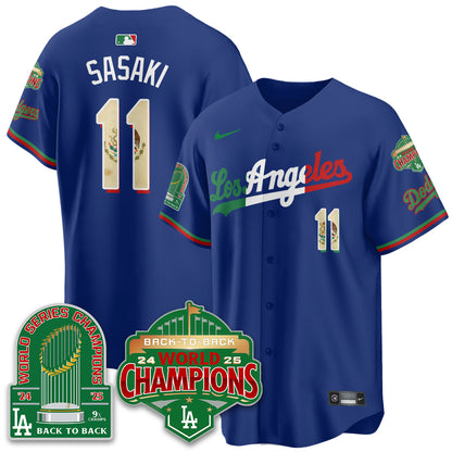 LAD Mexico Vapor Limited Jersey - 9x & B2B Champs - All Stitched