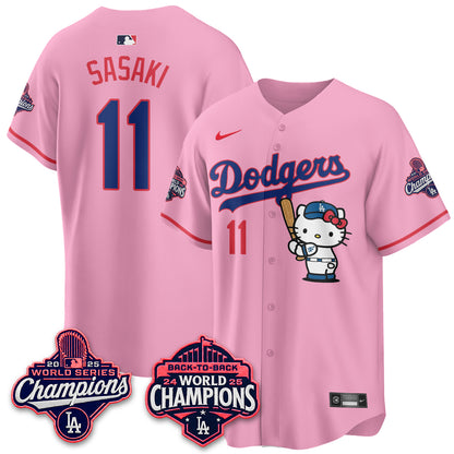 LAD x Hello Kitty Night 2026 Vapor Pink Jersey - All Stitched