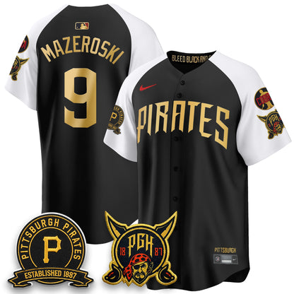 PIT 2026 City Connect Vapor Limited Jersey - Cobra & Est 1887 Patch - All Stitched
