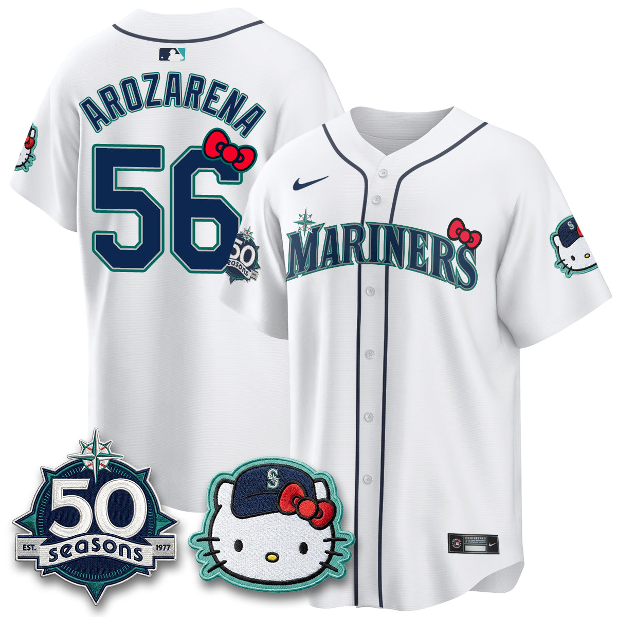 SEA x Meow KT Night Limited Pink Jersey - All Stitched