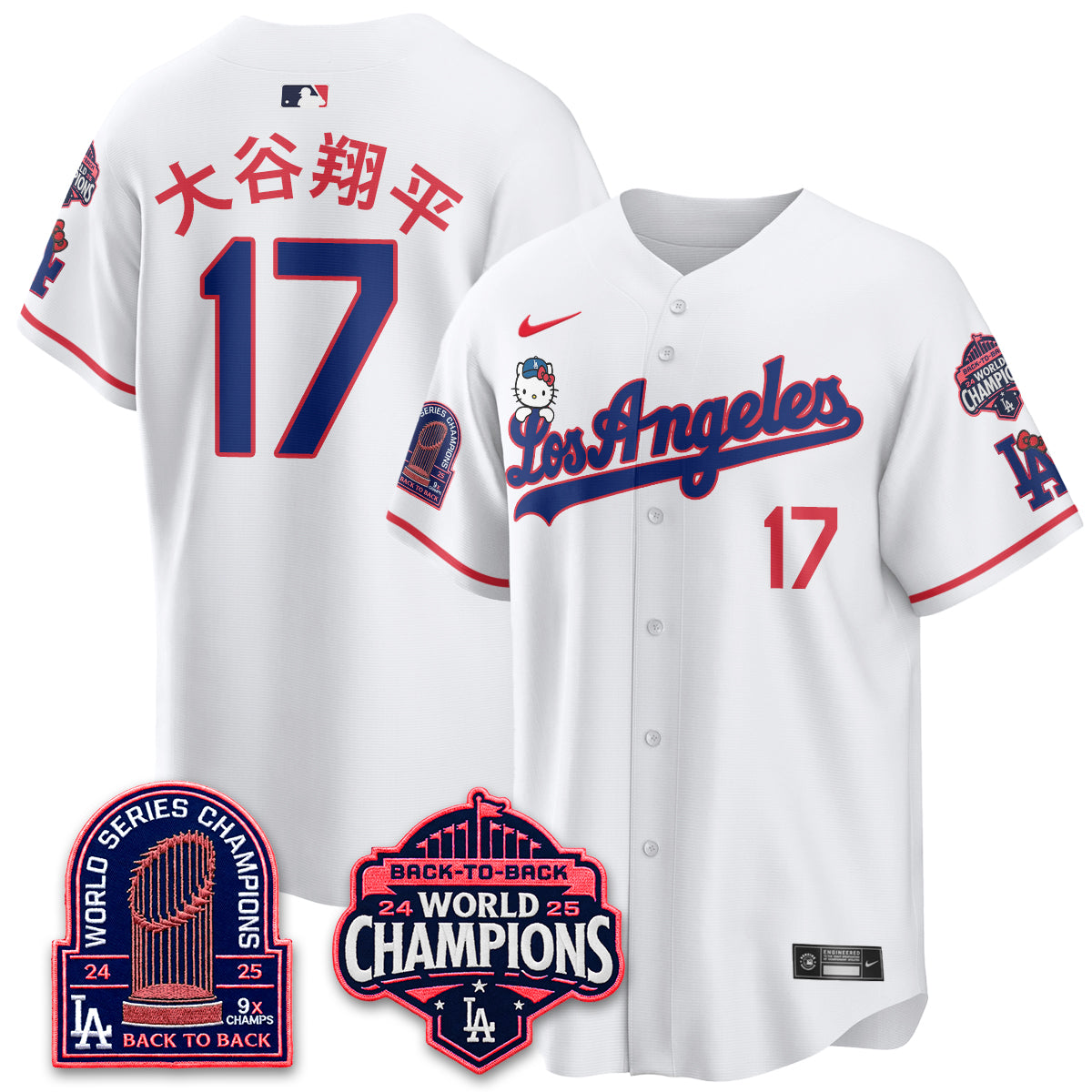 LAD x Hello Kitty Night 2026 Vapor Pink Jersey - All Stitched - V2