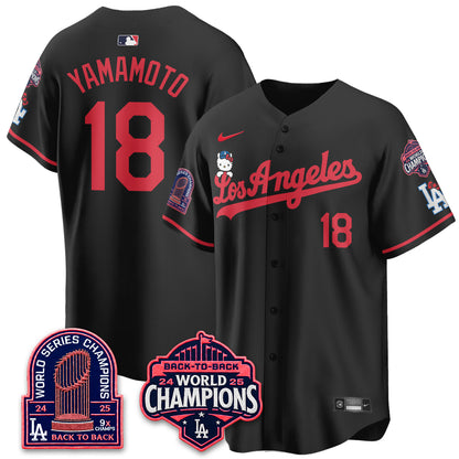 LAD x Hello Kitty Night 2026 Vapor Pink Jersey - All Stitched - V2