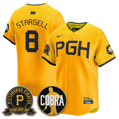PIT Vapor Limited Jersey - Cobra & Est 1887 Patch - All Stitched