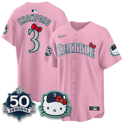 SEA x Meow KT Night Limited Pink Jersey - All Stitched