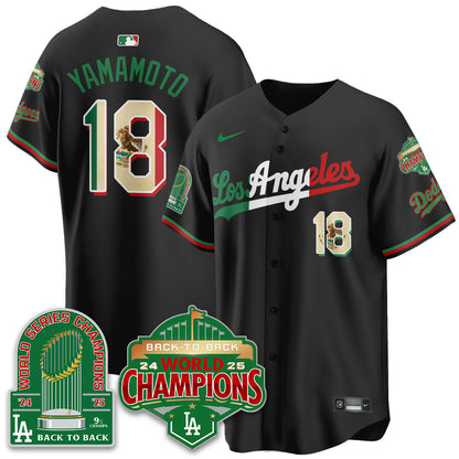 LAD Mexico Vapor Limited Jersey - 9x & B2B Champs - All Stitched