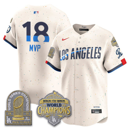 LAD "Gold Collection" Limited Navy Alternate Jersey - 9x & B2B Champs - All Stitched