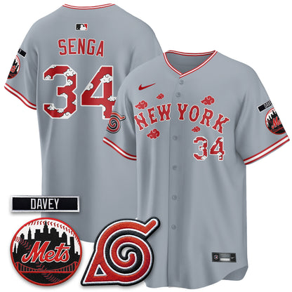 NYM x Naruto Nights 2026 Vapor Limited  Black Jersey - All Stitched