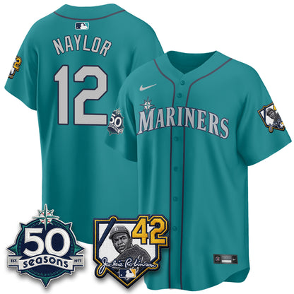 SEA 2026 Jackie Robinson New Era Vapor Limited Jersey - All Stitched