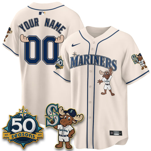 SEA Mascot Custom Jersey - All Stitched