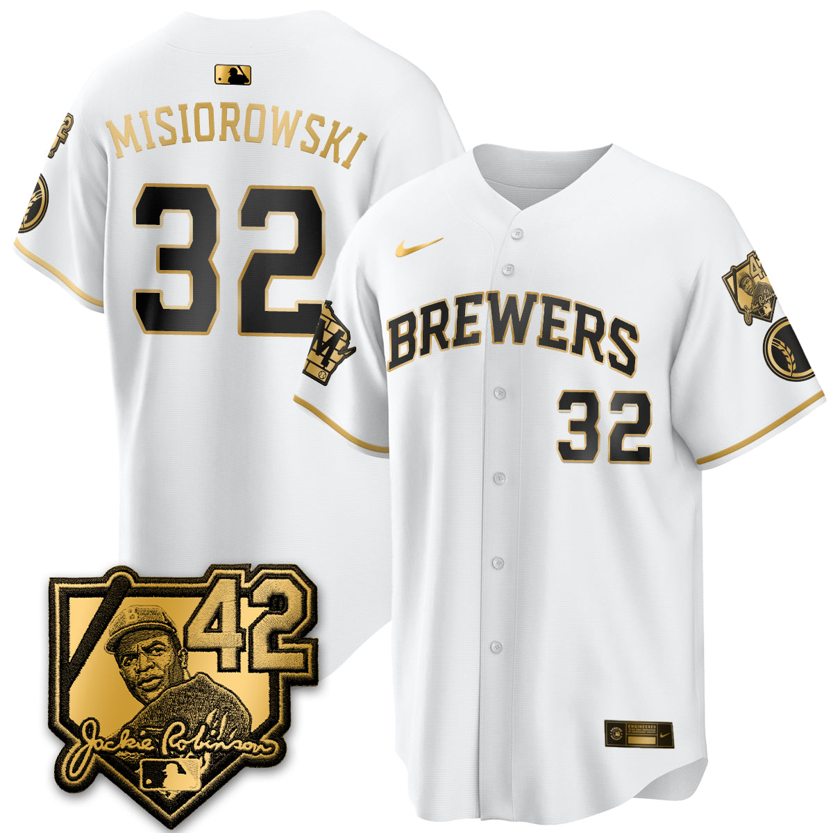 MIL 2026 Jackie Robinson Patch Vapor Limited Jersey - All Stitched