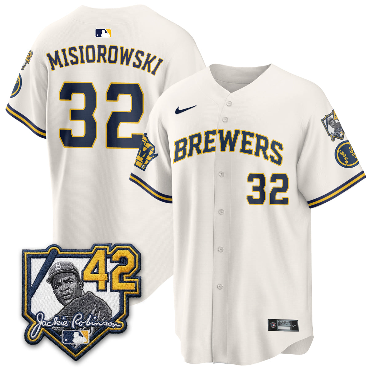 MIL 2026 Jackie Robinson Patch Vapor Limited Jersey - All Stitched