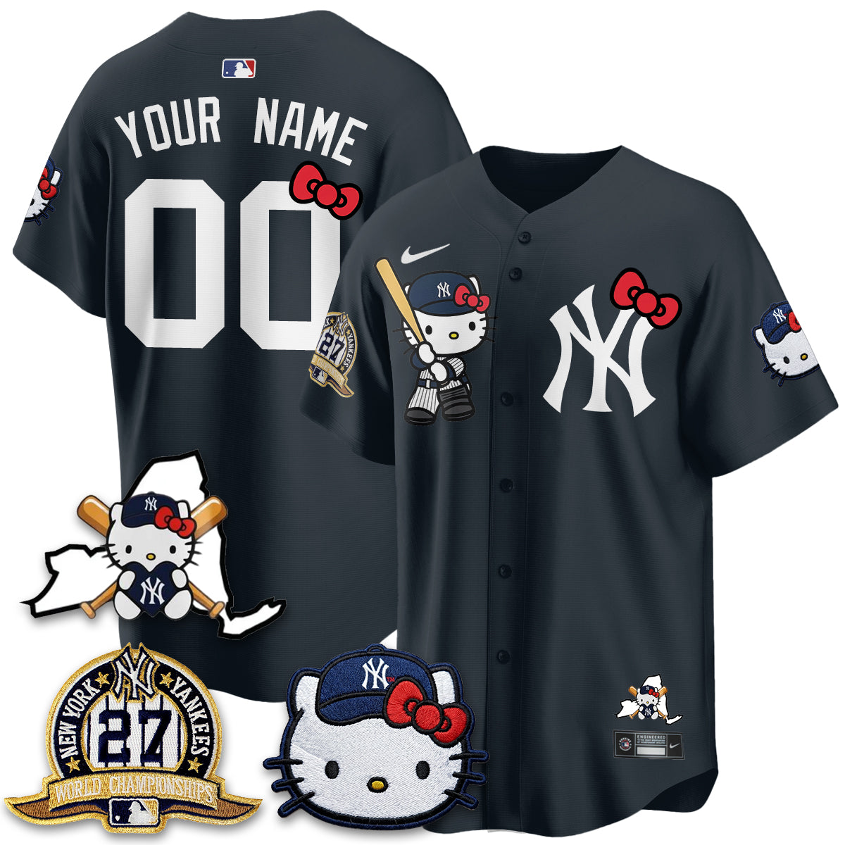 NYY Meow KT 2026 Vapor Limited Custom Jersey - All Stitched