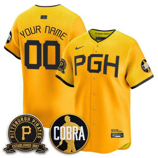 PIT Vapor Limited Custom Jersey - Cobra & Est 1887 Patch - All Stitched