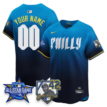 PHI 2026 Jackie Robinson New Era - All Star Game Vapor Limited Custom Jersey - All Stitched