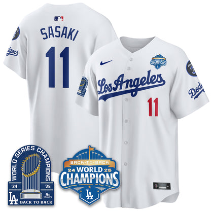 LAD Alternate Gold Vapor Limited Jersey - 9x Champs - All Stitched