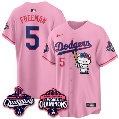 LAD x Hello Kitty Night 2026 Vapor Pink Jersey - All Stitched