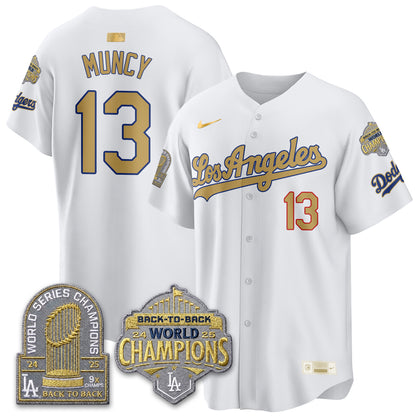 LAD "Gold Collection" Limited Navy Alternate Jersey - 9x & B2B Champs - All Stitched