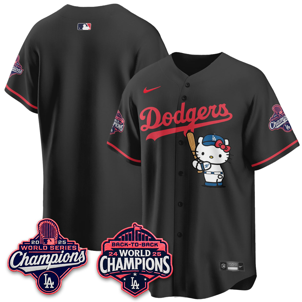 LAD x Hello Kitty Night 2026 Vapor Pink Jersey - All Stitched