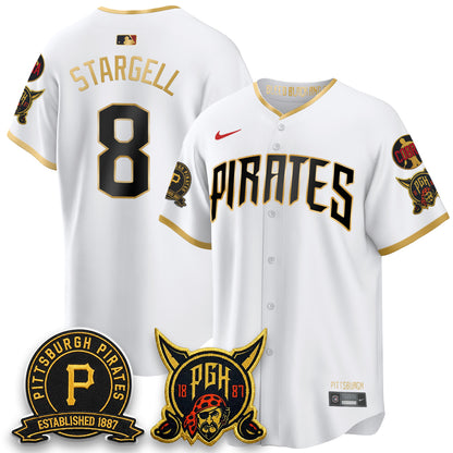 PIT 2026 City Connect Vapor Limited Jersey - Cobra & Est 1887 Patch - All Stitched