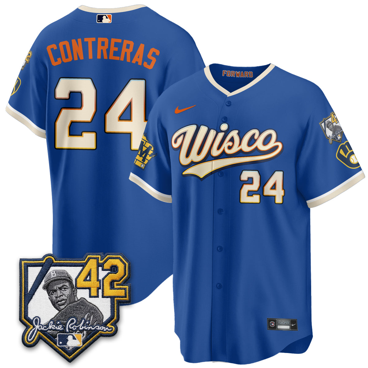 MIL 2026 Jackie Robinson Patch Vapor Limited Jersey - All Stitched