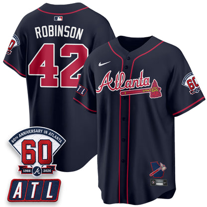 ATL 2026 60th Anniversary Vapor Limited Red Jersey - All Stitched