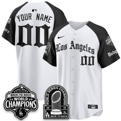 LAD WS Champions Back 2 Back Patch Vapor Premier Limited Gothic Edition Custom Jersey - All Stitched