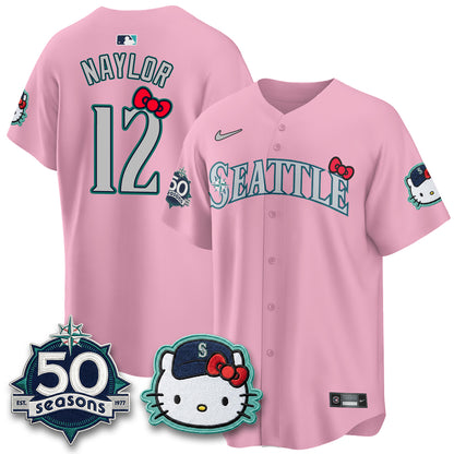 SEA x Meow KT Night Limited Pink Jersey - All Stitched
